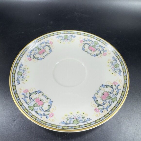 Vintage 1970s PICKARD China NAVARRE Pattern CUP And Saucer Set 2 Made in USA - Picture 8 of 15